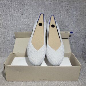 Rothy's The Flat Salt Honeycomb Slip On Flats Shoes Women's Size US 10.5, 11.5